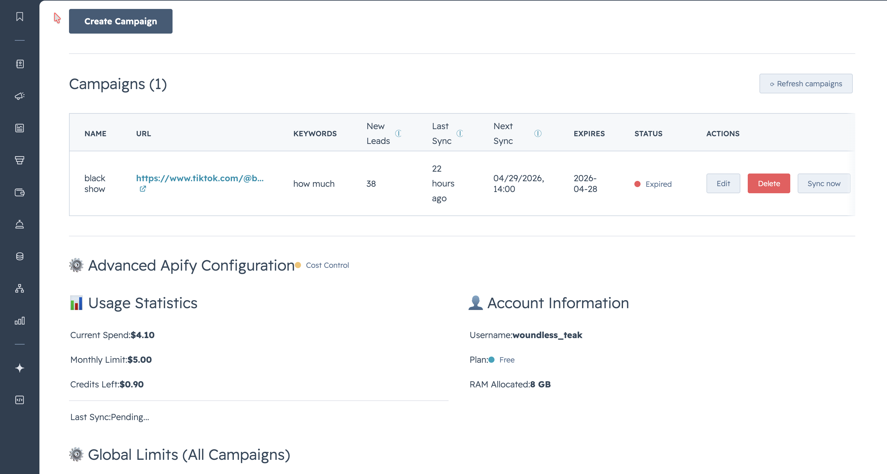 Active campaign